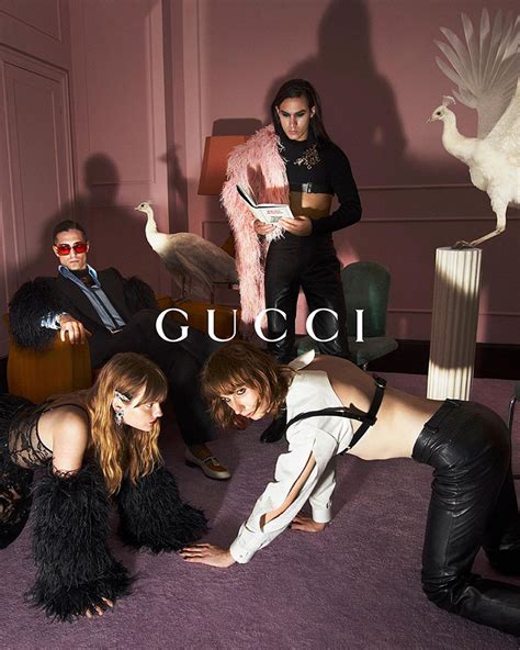 Måneskin Poses in GUCCI Aria Fall Winter 2021 Collection